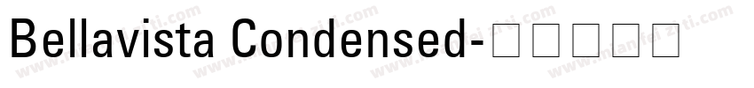 Bellavista Condensed字体转换